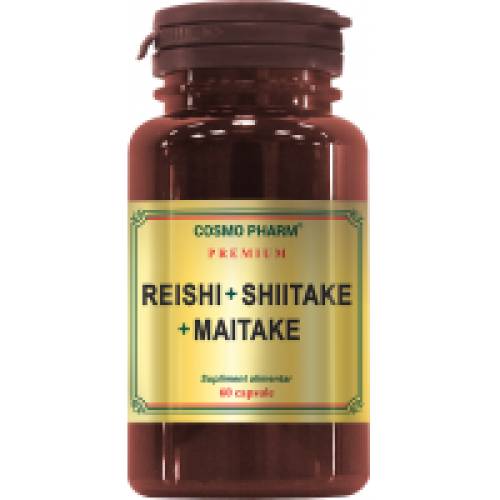 Reishi+ shiitake+ maitake 60cps COSMOPHARM