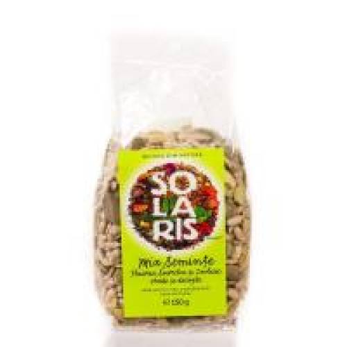 Mix din seminte de floarea soarelui si dovleac 150gr SOLARIS