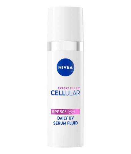 Fluid facial pentru utilizare zilnica protectie solara SPF50+ Cellular Expert Filler, 30ml, Nivea