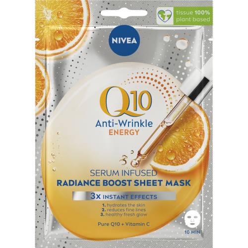 Masca servetel Q10 Energy, 1 bucata, Nivea