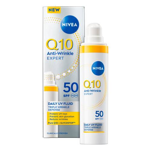 Fluid de zi Anti-Wrinkle Expert Q10 cu protectie UV, 40ml, Nivea
