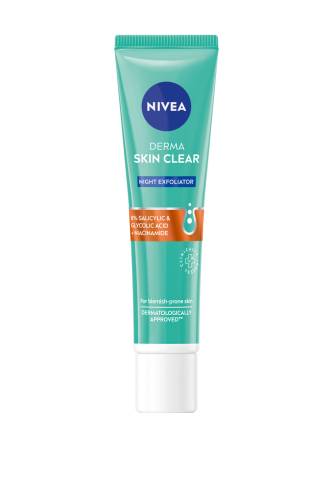Tratament exfoliant de noapte Derma Skin Clear, 40ml, Nivea