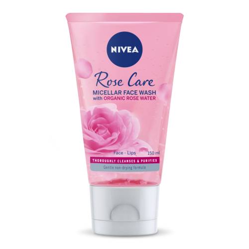 Gel de curatare 3 in 1 cu apa organica de trandafir Cleansing, 150ml, Nivea