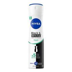 Deodorant spray pentru femei Black & White Fresh, 150ml, Nivea