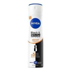 Deodorant spray pentru femei Black & White Ultimate Impact, 150ml, Nivea