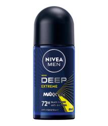 Deodorant roll-on pentru barbati Deep Extreme, 50ml, Nivea