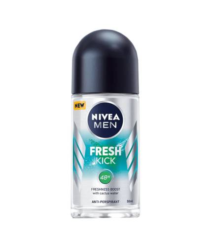 Deodorant roll-on pentru barbati Fresh Kick, 50ml, Nivea