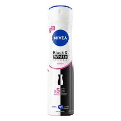 Deodorant spray pentru femei Black & White Clear, 200ml, Nivea
