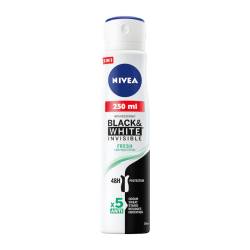 Deodorant spray Invisible Black & White Fresh, 250ml, Nivea