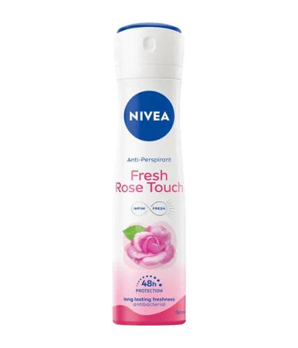 Deodorant spray pentru femei Fresh Rose Touch, 150ml, Nivea
