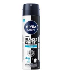 Deodorant spray pentru barbati Black & White Fresh, 150ml, Nivea