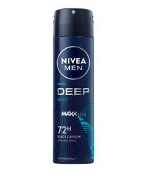 Deodorant spray pentru barbati Deep Beat Black Carbon, 150ml, Nivea
