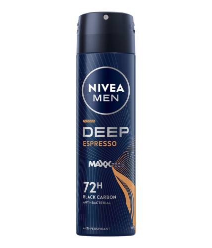 Deodorant spray pentru barbati Deep Espresso Black Carbon, 150ml, Nivea