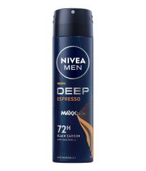 Deodorant spray pentru barbati Deep Espresso Black Carbon, 150ml, Nivea