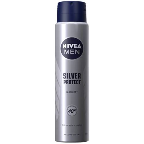 Deodorant spray pentru barbati Silver Protect, 250ml, Nivea