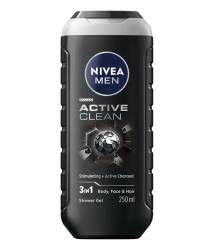 Gel de dus Active Clean, 250ml, Nivea