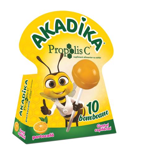 Akadika Propolis C portocala, 10 acadele, Fiterman