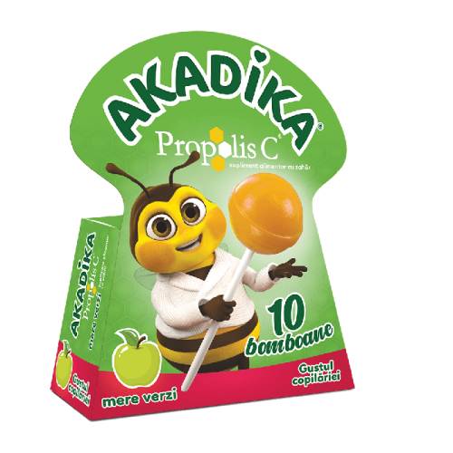 Akadika Propolis C mere verzi, 10 acadele, Fiterman