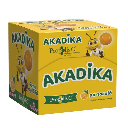 Akadika Propolis C portocala, 50 acadele, Fiterman