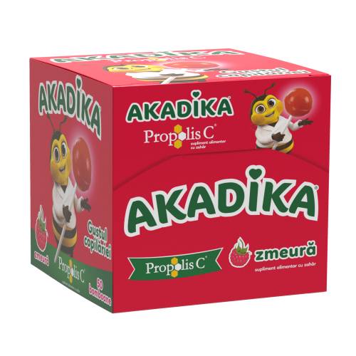 Akadika Propolis C zmeura, 50 acadele, Fiterman