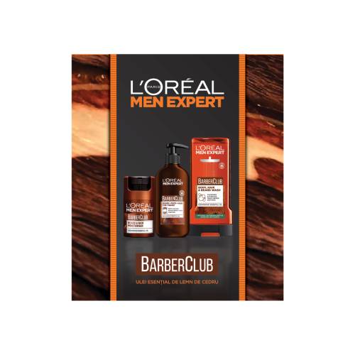 Pachet Men Expert Gel de dus 400ml+Crema hidratanta 50ml + Gel de curatare 200ml, L'Oreal Paris
