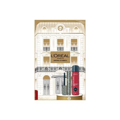 Pachet Spray de fixare Infaillible 3 Second Setting Mist 75ml + Mascara Panorama 9.9ml, L'Oreal Paris