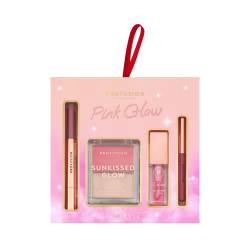 Set machiaj Pink Glow, 4 piese, Profusion Cosmetics