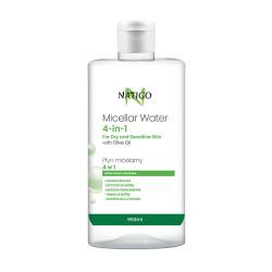 Apa micelara pentru ten uscat si sensibil cu ulei de masline, 650ml, Natigo