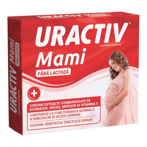 Uractiv Mami fara lactoza, 21 capsule, Uractiv