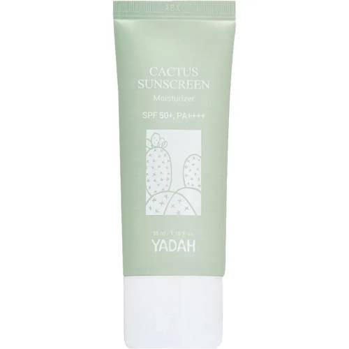 Crema de fata hidratanta cu extract de cactus si SPF50, 35ml, Yadah