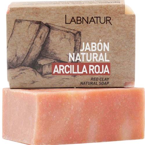 Sapun natural cu argila rosie, 100g, LabNatur