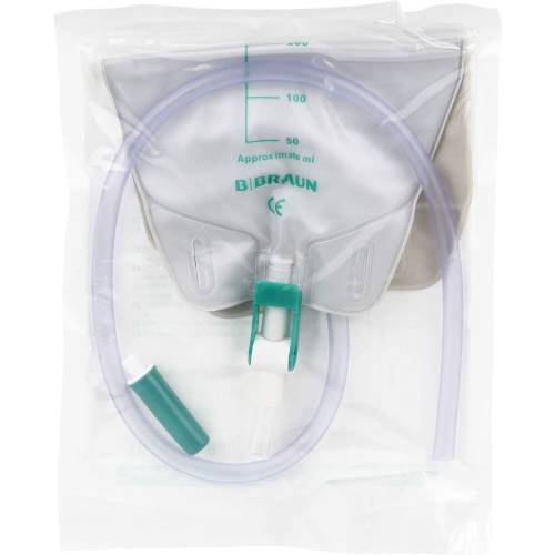 Urin Beinbeutel 500 ml Antirefluxvent.60 cm kürzb. 1 St
