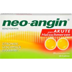 Neo-Angin Benzydamin akute Halsschmerzen Zitrone 20 St