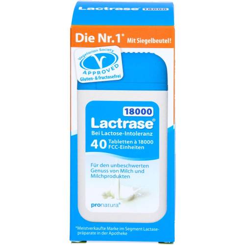 Lactrase 18.000 Fcc Tabletten teilbar im Spender 80 St