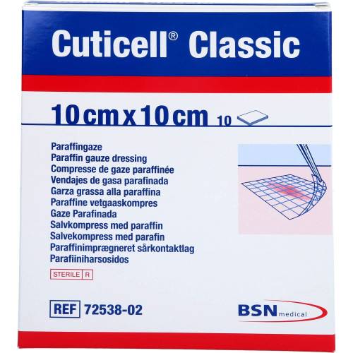 Cuticell Classic Wundgaze 10x10 cm 10 St