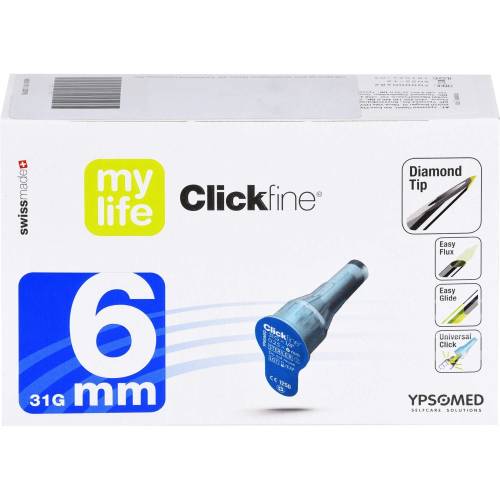 Mylife Clickfine Pen-Nadeln 6 mm 31 G 100 St