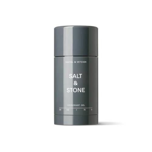 Deodorant natural pentru piele sensibila cu Santal si Vetiver, 75g, Salt & Stone