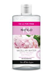 Apa micelara cu extract de bujor, 650ml, Natigo