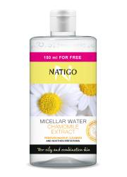 Apa micelara cu extract de musetel, 650ml, Natigo