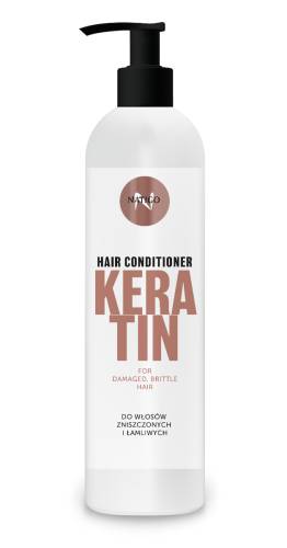 Balsam cu keratina pentru par deteriorat si fragil, 500ml, Natigo