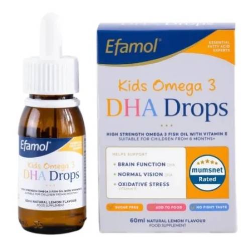 Picaturi cu Omega 3 DHA pentru copii Efamol 60 ml