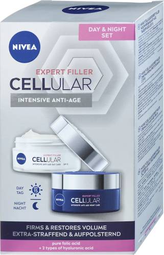 Set rutina anti-rid Cellular Firming Crema de zi 50ml + Crema de noapte 50ml, Nivea