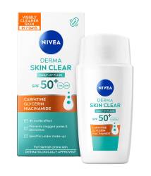 Fluid de zi hidratant Derma Skin Clear cu SPF 50+, 40ml, Nivea