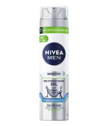 Gel de ras Men Sensitive One Stroke, 200ml, Nivea