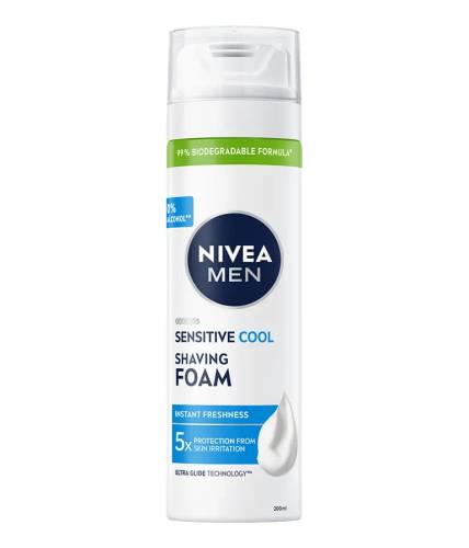 Spuma de ras Men Sensitive Cool, 200ml, Nivea