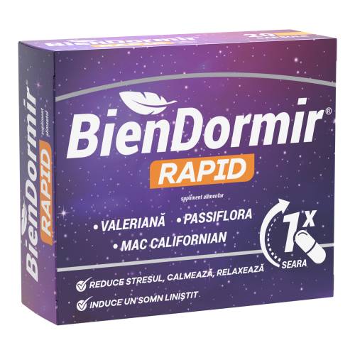 BienDormir Rapid, 20 capsule, Fiterman