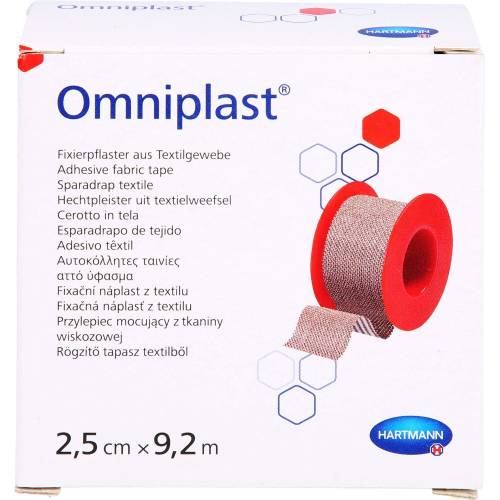 Omniplast Fixierpflaster Textilgew.2,5 cmx9,2 m 1 St