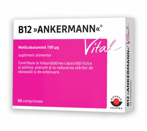 B12 ANKERMANN VITAL 100MCG X 50 COMPRIMATE