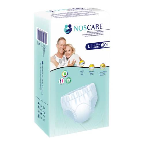 Scutece de incontinenta tip chilot, marimea L, 20 bucati, Noscares
