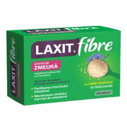 Laxit Fibre aroma de zmeura, 20 plicuri, Fiterman Pharma